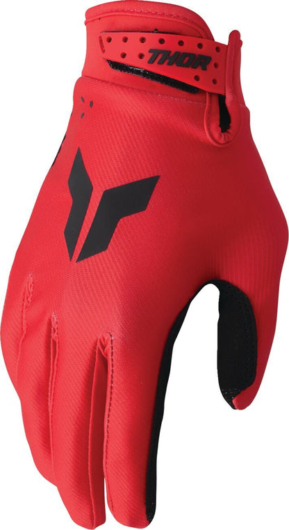 THOR Launchmode Gloves Red/Black