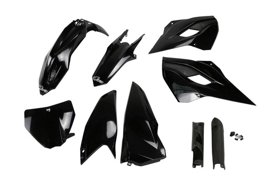 UFO COMPLETE BODY KIT HUSQVARNA TC/FC BLACK HUKIT613-001