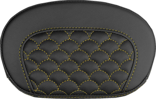 Saddlemen Mini Contour Sissy Bar Pad Black Gold Saddlehyde 061020907