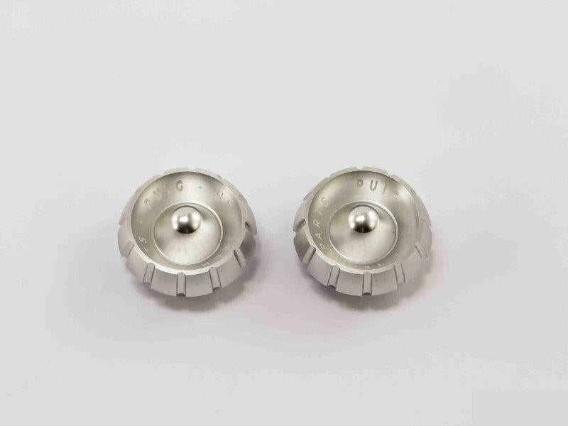 Puig Thruster Bar End Caps Silver 9696N