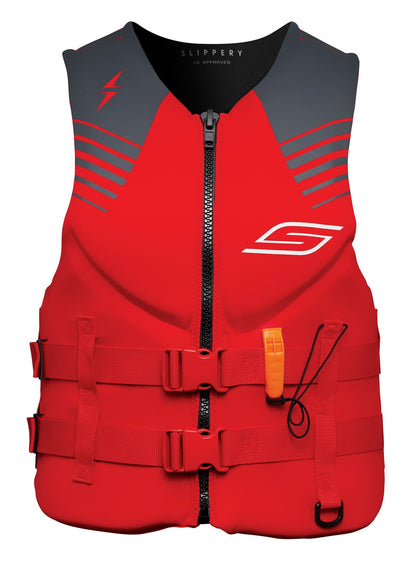 Slippery Watersports Jet-SKI Vest Ce Surge Red/Charcoal