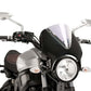 PUIG Retrovision Black Semi Fairing And Screen 195mm Clear for Yamaha XSR 700/900 16-21 9560W