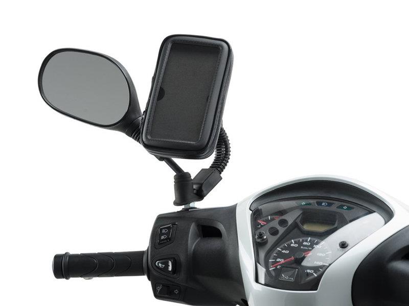 PUIG Mirror Mount Phone Holder Black Universal 3532N