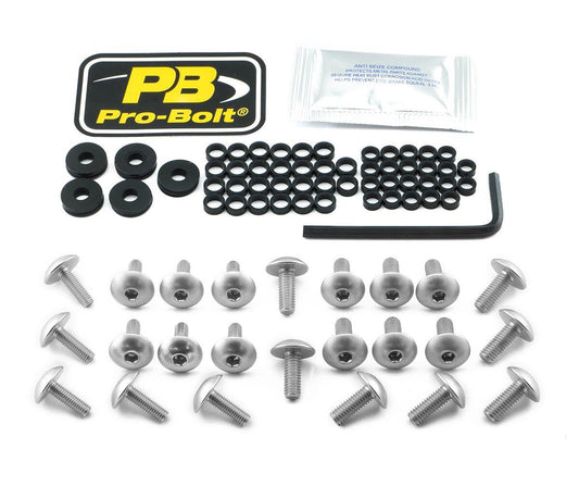 Pro Bolt Fairing Bolt Kit For Kawasaki For Kawasaki ZX-6 R 600 2009-2012 FKA175S