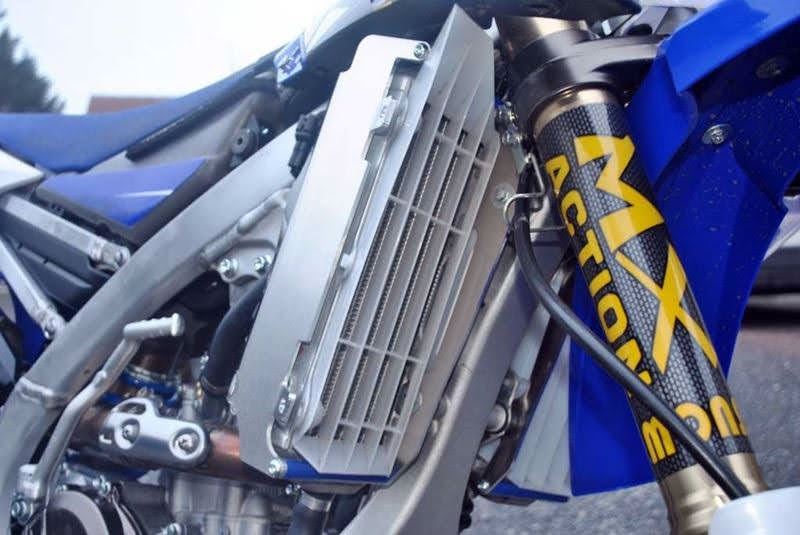 AXP RACING Radiator Braces For Yamaha WR 250 F 15-20 Blue AX1345
