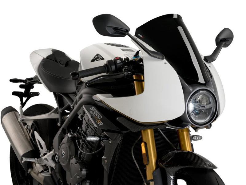 PUIG R-Racer Screen Black for Triumph Speed Triple 1200 RR 22-25 21262N