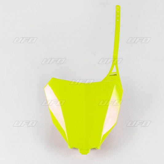 UFO FRONT NUMBER PLATE HONDA CRF450R/RX FLUO YELLOW HO04686-DFLU
