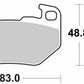 Sbs LS Street Sintered Rear Brake Pads For Harley RH 1250 S 2021-2025 993H.LS