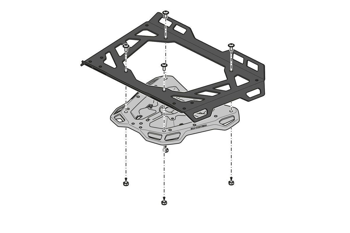 SW-MOTECH Street Rack to fit Kawasaki Z650 / Ninja 650 16- GPT.08.866.16001/B