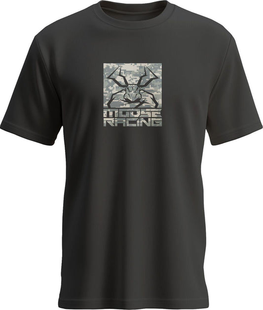 Moose Racing T-Shirt Agroid Camo Black
