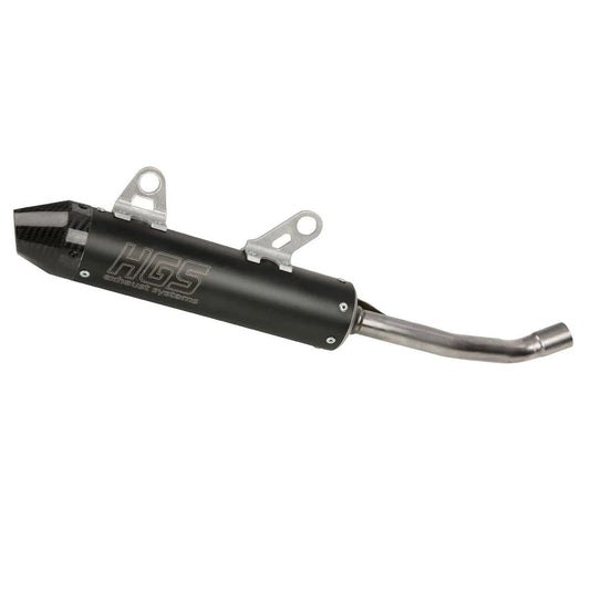 HGS Silencer For KTM SX 125 23-25 Black/Stainless Steel Xt-123-Scz