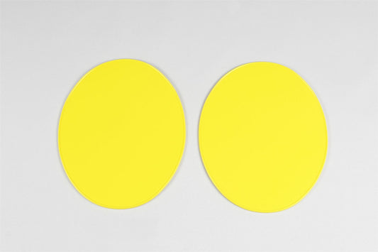 UFO VINTAGE UNI OVAL PLATE (SINCE 70) YELLOW (2-PACK) ME08048D