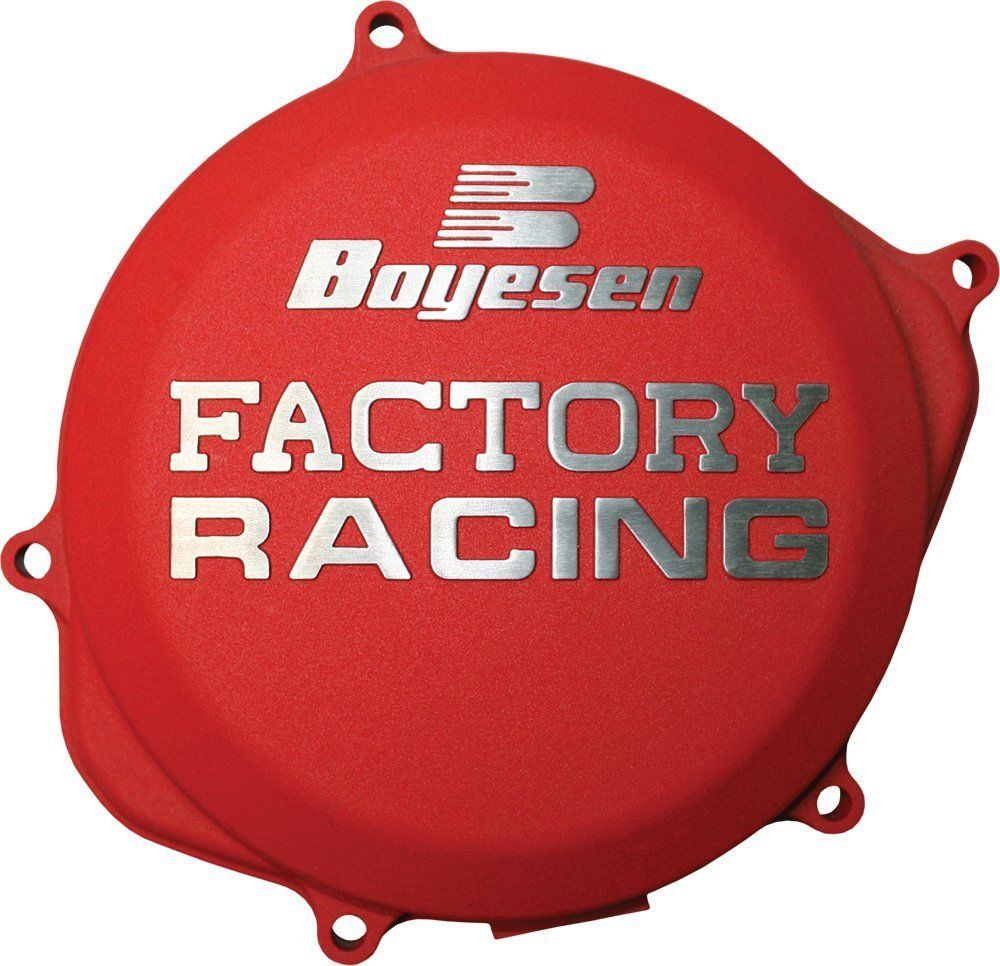 Boyesen Factory Clutch Cover For Honda CRF 250 R 2010-2017 Red Aluminium CC-07AR