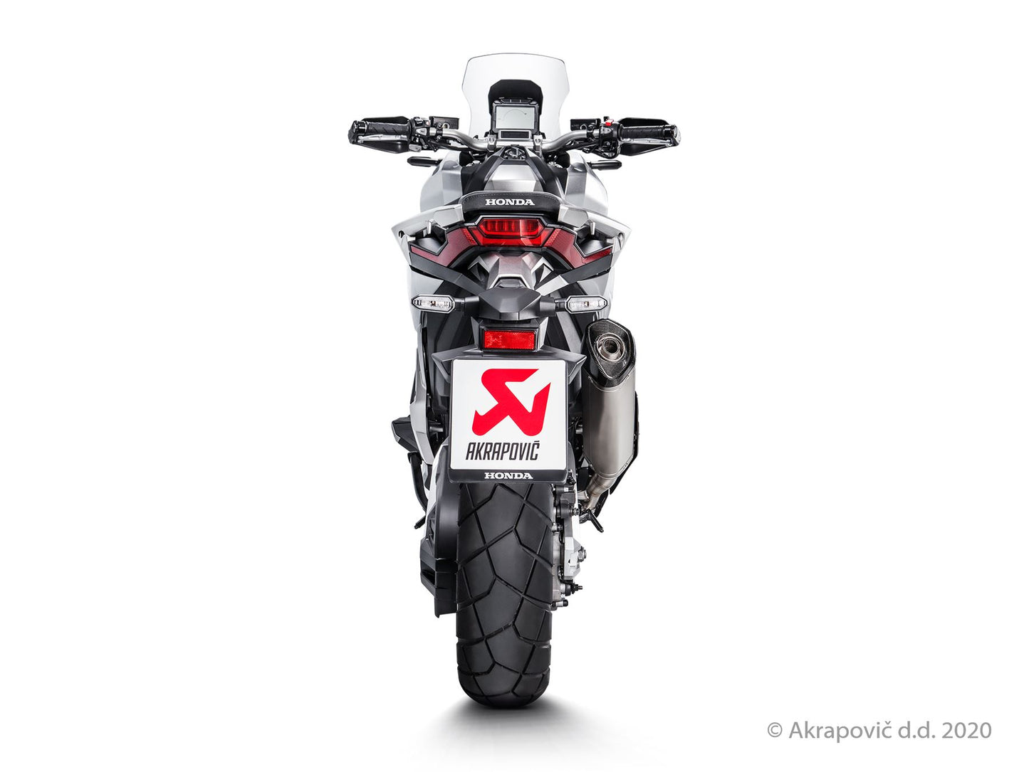 Akrapovic Slip-On Line Muffler Scooter For Honda X-ADV 750 ABS 17-24 S-H7SO4-HRT
