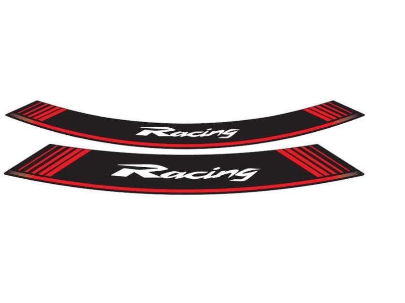 PUIG Wheel Rim Stickers Red Universal 5531R