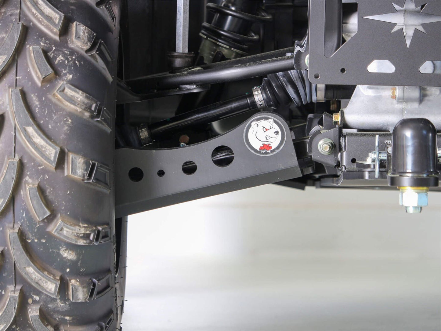 AXP Racing Front A-Arm GUARDS Black For Polaris Sportsman 570 2020-2024 AX1747