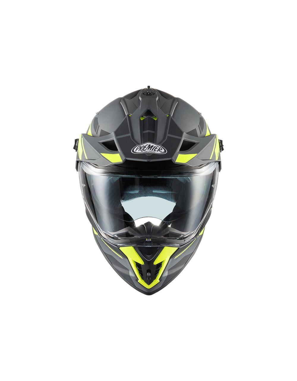 PREMIER HELMETS Discovery Black Motorcycle Helmet