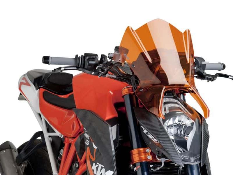 PUIG New Generation Sport Screen Orange for KTM 1290 Super Duke R 14-16 7014T
