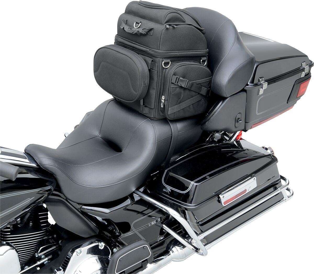 Saddlemen BR1800 Backseat Sissy Bar Bags 1800 In Rain Cover Backpack 3515-0113