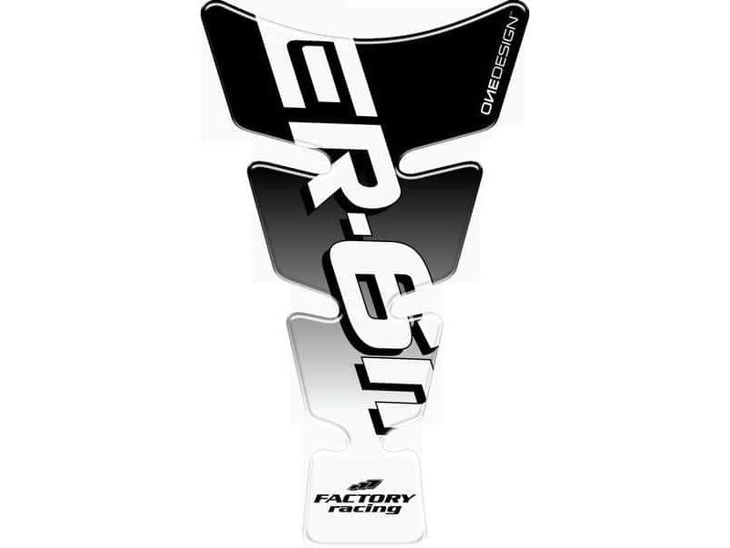 PUIG Spirit Tank Pad w/ Model Logo Black for Kawasaki ER6-N 05-16 4327N