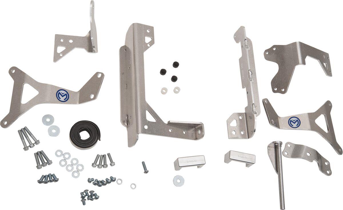 Moose Offroad Radiatior Braces For Yamaha WR 250 F 2019-2024 Silver 11-5019