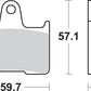 Sbs Sintered Metal Harley/Buell Brake Pads For Kawasaki ZZR 1400 1996-2019 715LS