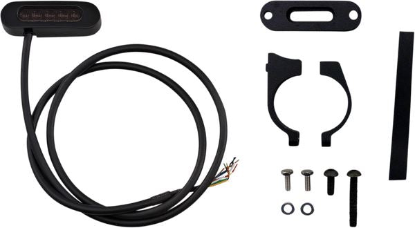 Daytona Black Waterproof LED Clamp Mount 25/22mm Micro Indicator Light 86531
