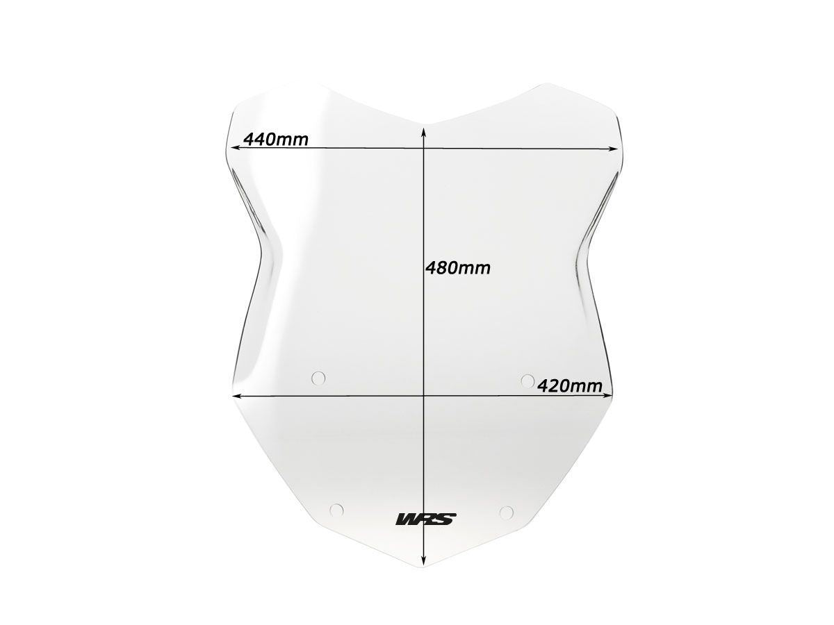 WRS Windscreen Inter BMW R1250gs Clear Bm009t