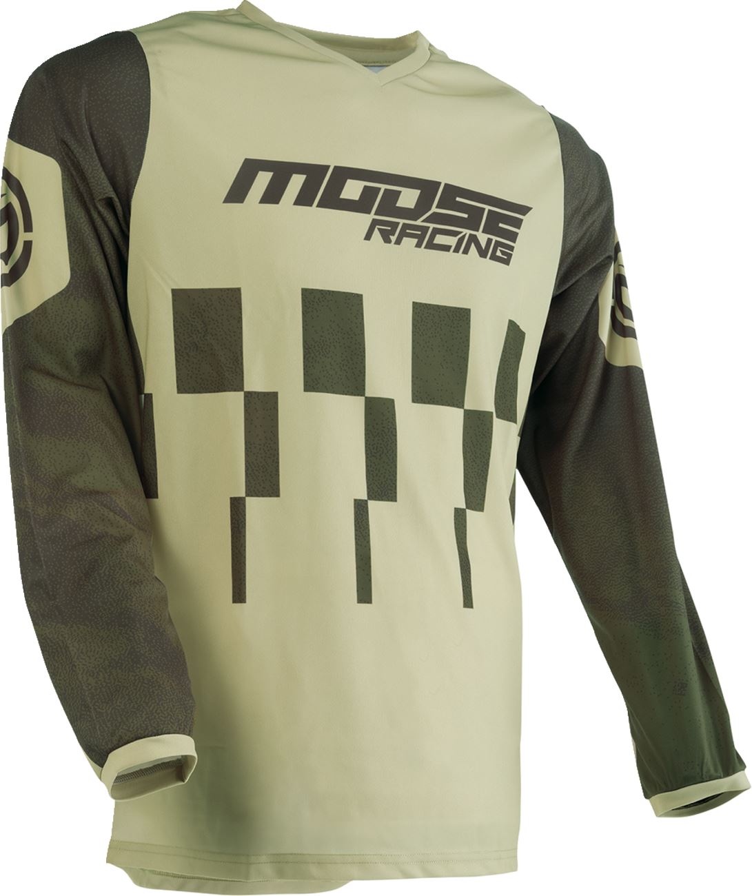 Moose Racing Jersy Qualifir Green/Tan 24 Model