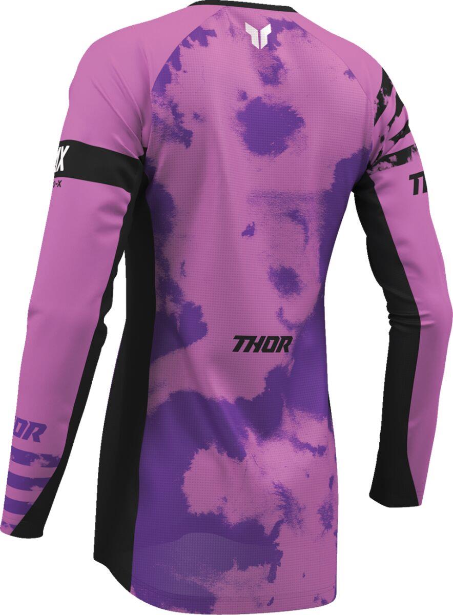 THOR Women's Launchmode Bleach Jersey Purple, Black