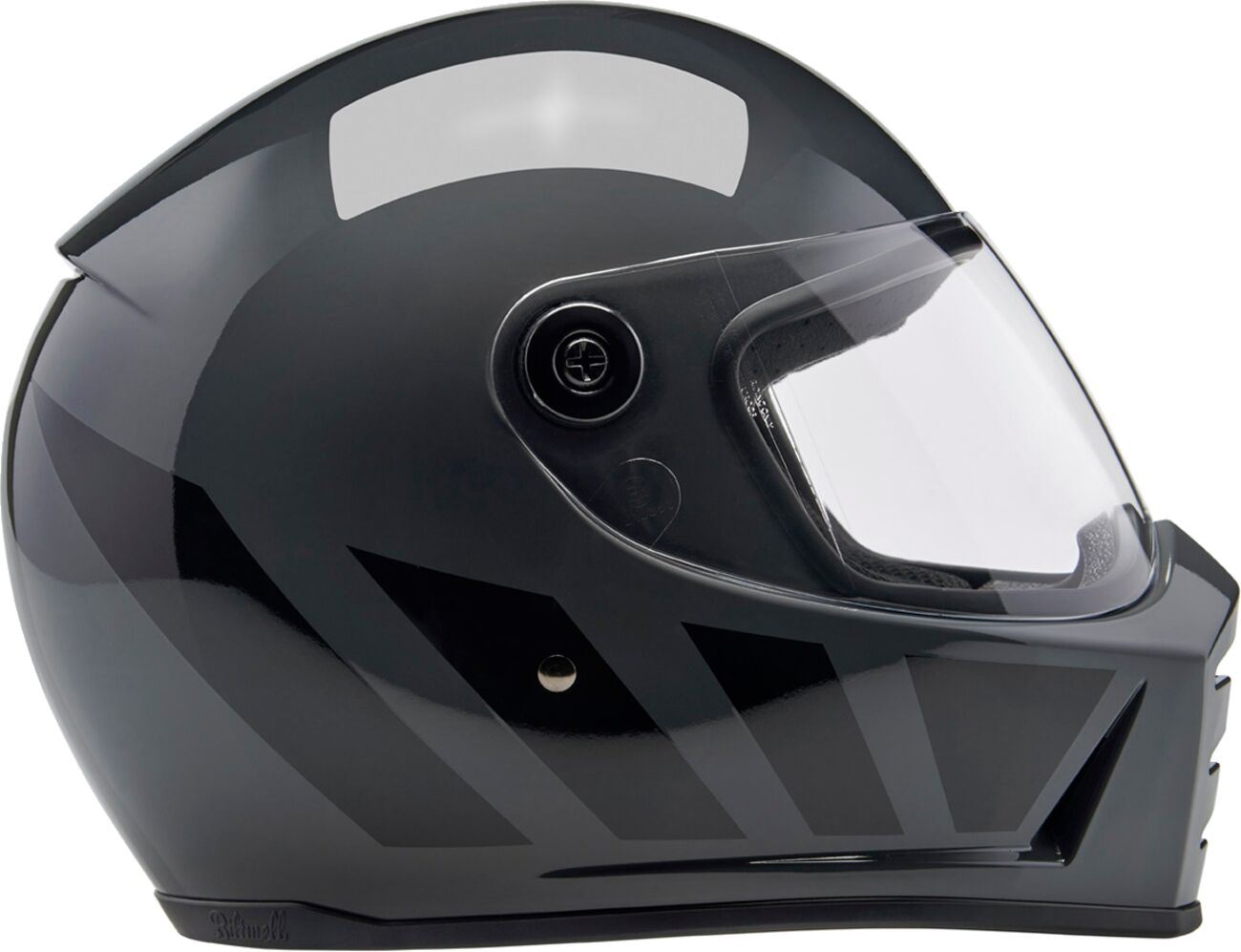 BILTWELL Lane Splitter Gray Motorcycle Helmet