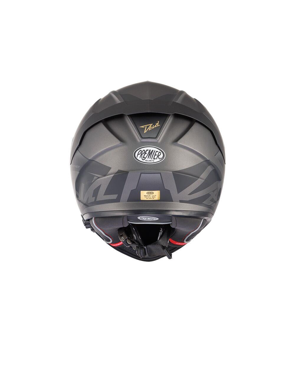 PREMIER HELMETS Devil Gray Motorcycle Helmet