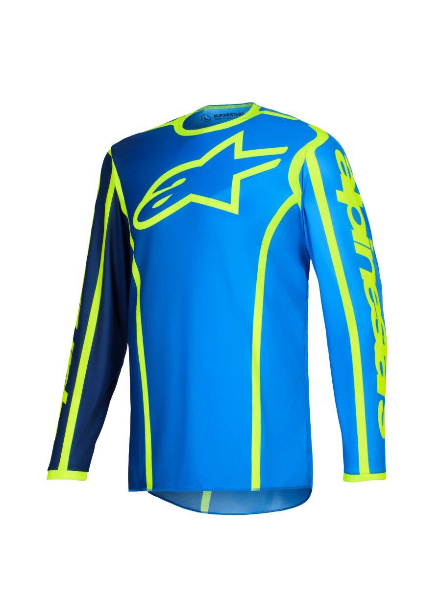 ALPINESTARS Fluid Apex Jersey BLUE/YEL 2025 Model
