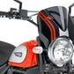 Puig Retrovision Black Semi Fairing And Screen Dark Smoke 20644W