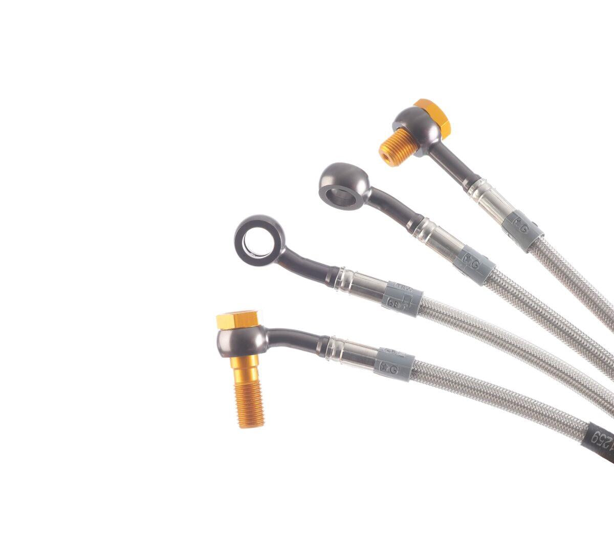Trw Ready-To-Install Braided Brake Lines For Yamaha XTZ 750 1989-2003 MCH433H1