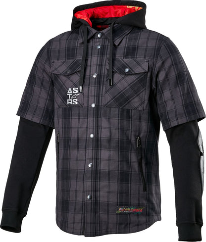 Alpinestars Mse Tartan Jacket Black Orange Grey