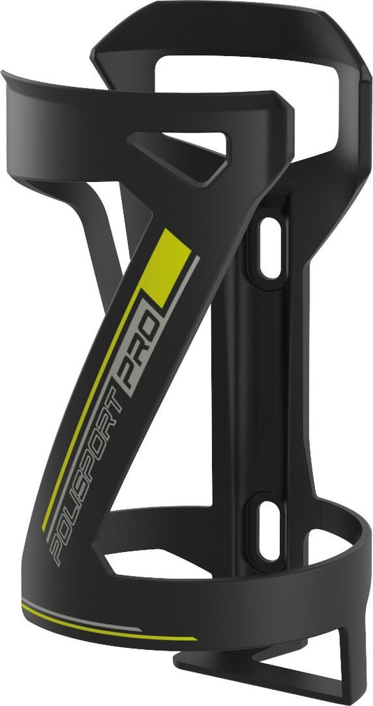 POLISPORT BICYCLE PRO Side Bottle Cage Bk/Lime Green 8646400004