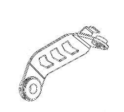 Akrapovic Muffler Bracket SS Black MT-09 P-X329