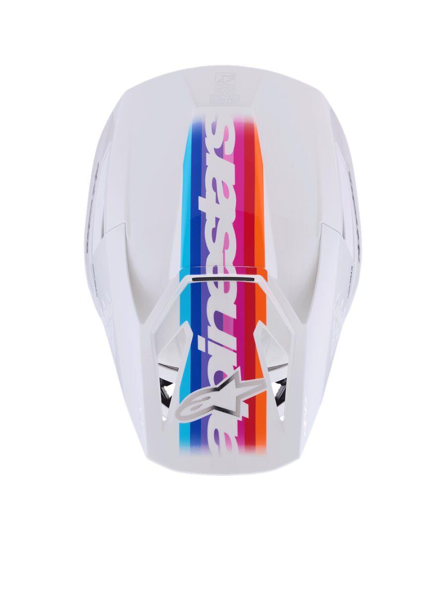 ALPINESTARS SM3 Force Helmet WHITE-GLO 2025 Model