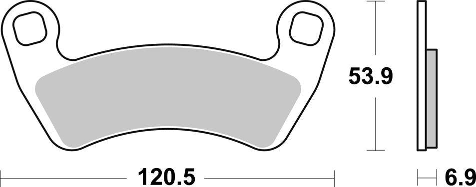 Sbs RSI Brake Pads For Polaris RZR PRO 1000 S Turbo 4X4 2020-2026 978RSI
