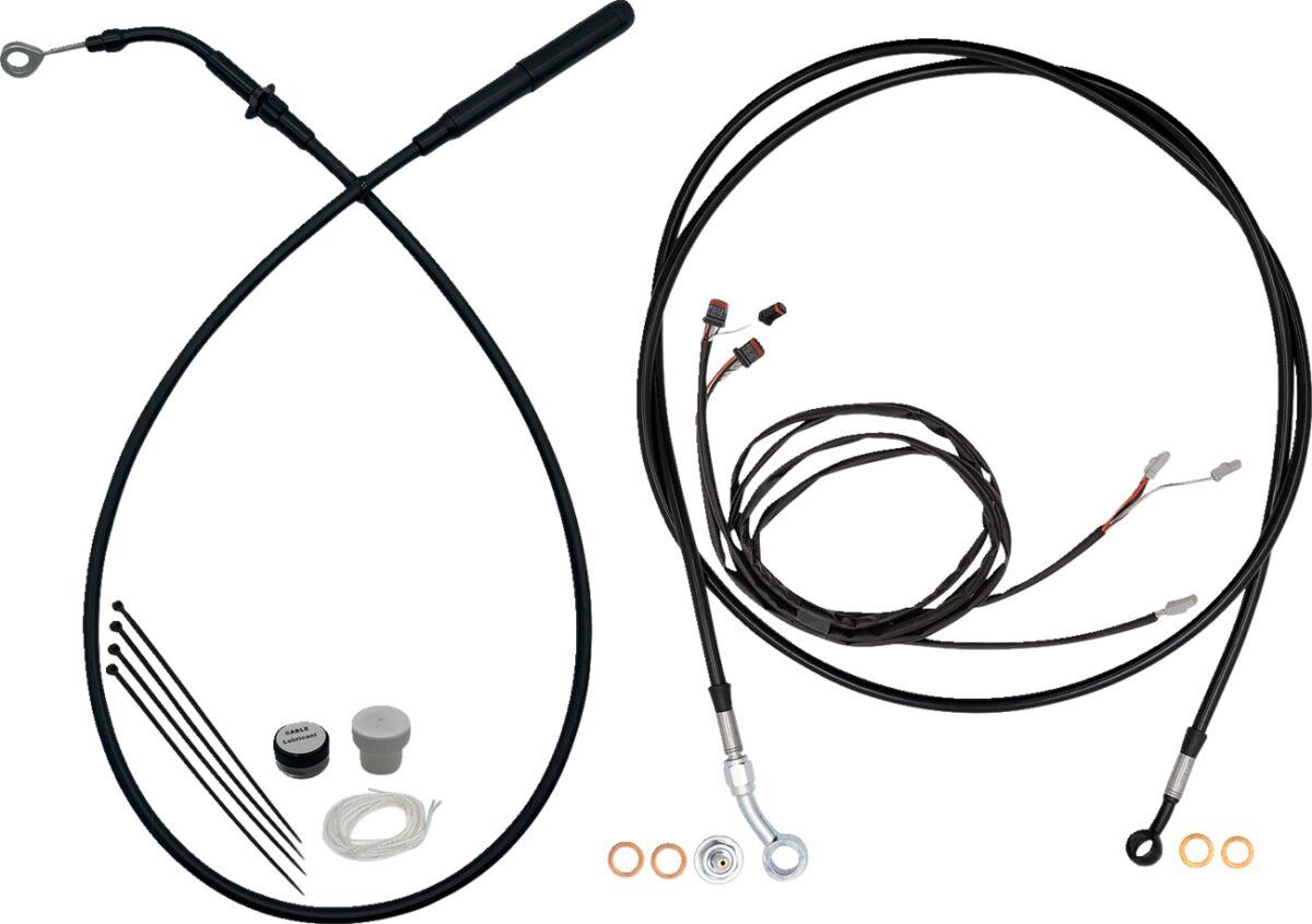 Fat Baggers Inc. EZ Install Kit For Harley FLHTK 1868 2019-2024 Black 219012-B