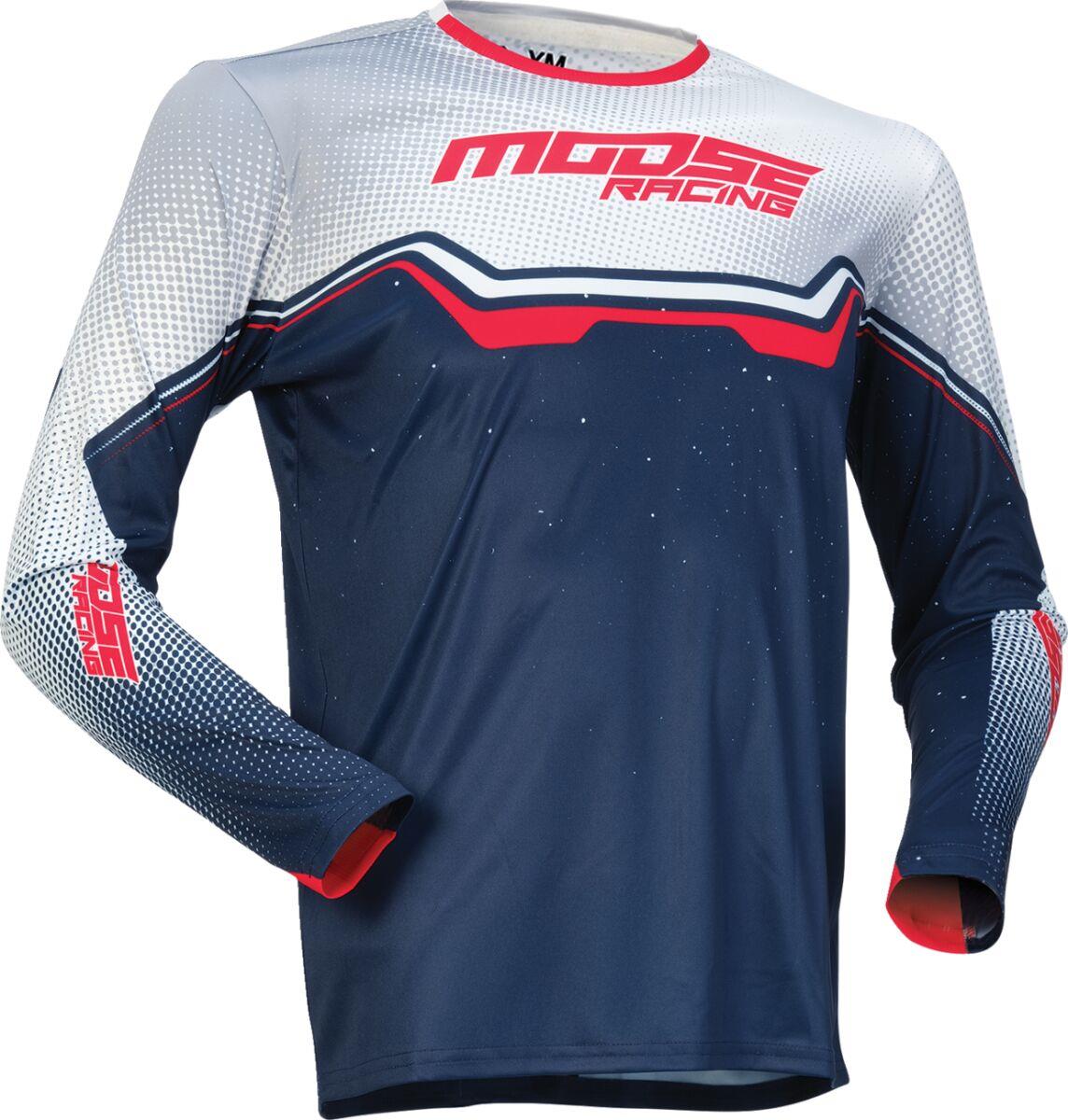 Moose Racing Jersey Youth Qualifier Red/White/Blue