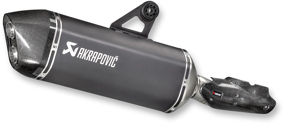 Akrapovic Slip-On Line Muffler TI Black For BMW R 1200 GS 13-18 S-B12SO16-HAABL
