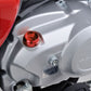Daytona Bullet Oil Filler Cap M20xP2.5 Red Aluminum with O-ring & Wire-lock 98399