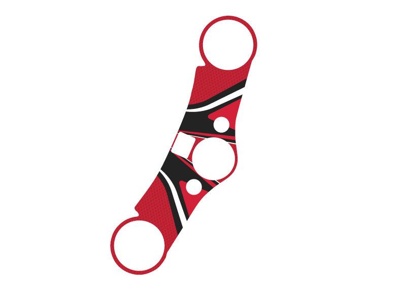 PUIG Radikal Yoke Protector Red for Honda CBR600 RR 07-16 6969R