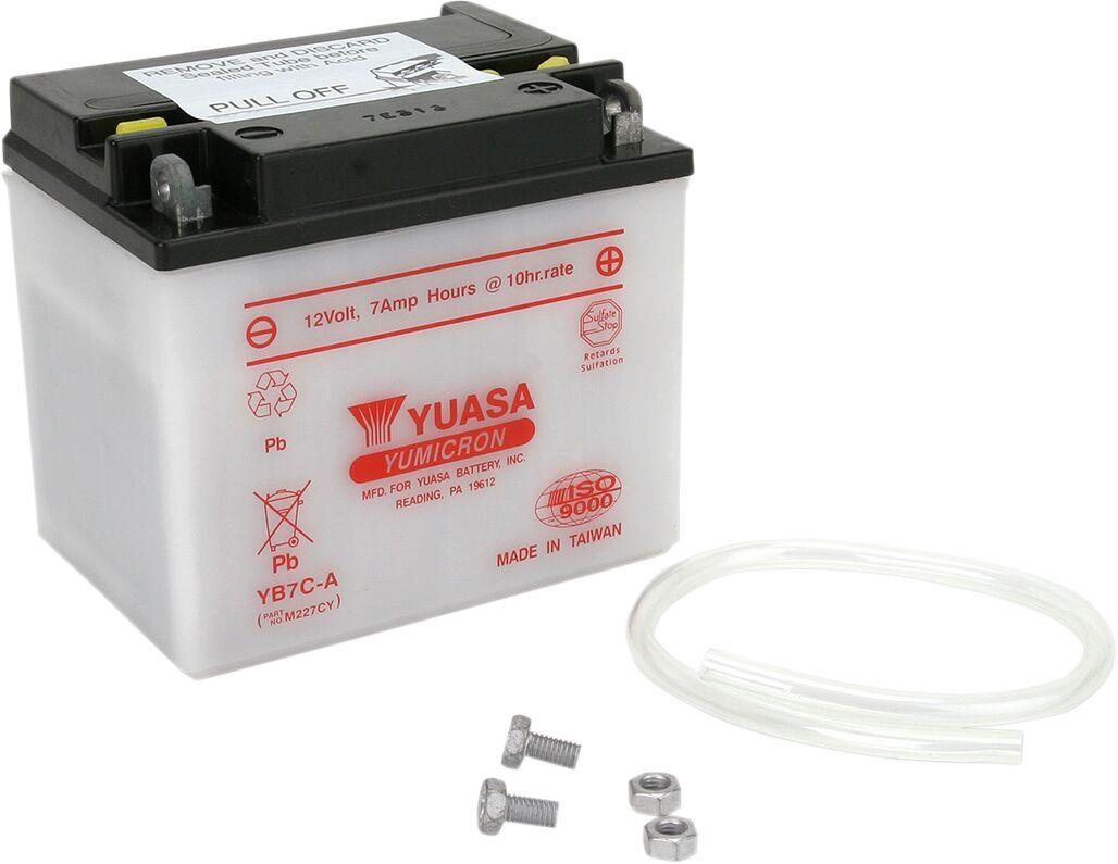 Yuasa Yumicron Battery For Yamaha TW 200 1985-2019 YB7C-A(DC)