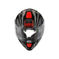PREMIER HELMETS Hyper Carbon Red/Black Motorcycle Helmet