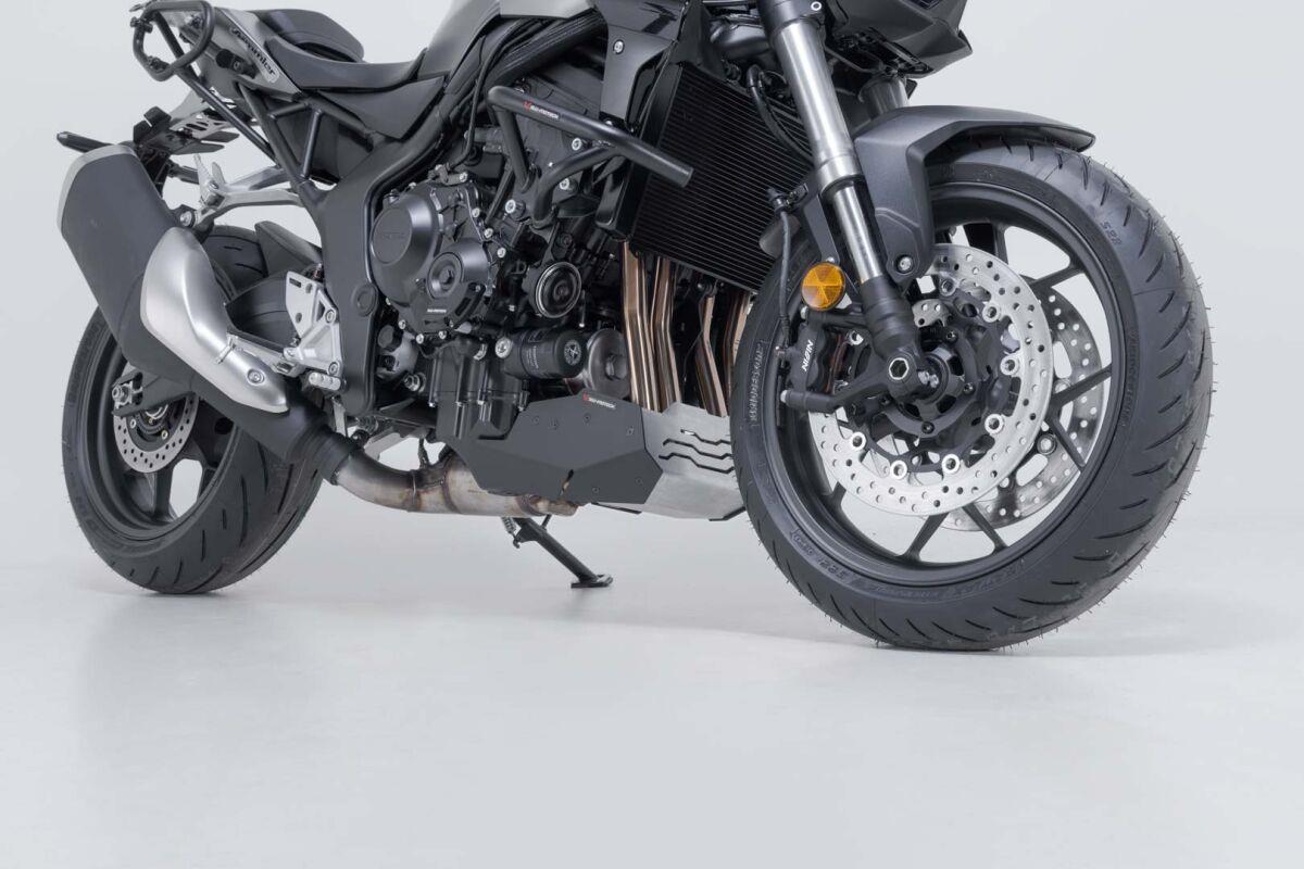 SW-MOTECH Front Spoiler For Honda CB 1000 ABS 2025 Black/Silver MSS.01.211.10000