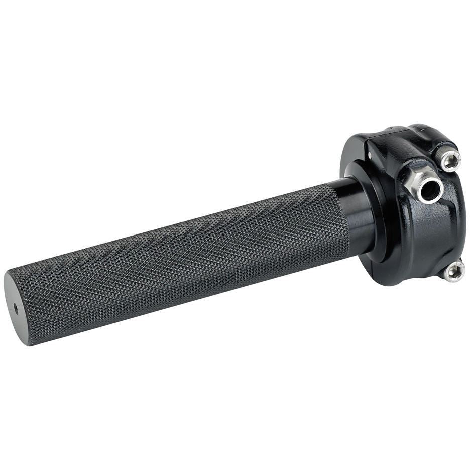 Biltwell Cast Whiskey Throttle 7/8" Single - Black For V-Twin Motorcycle