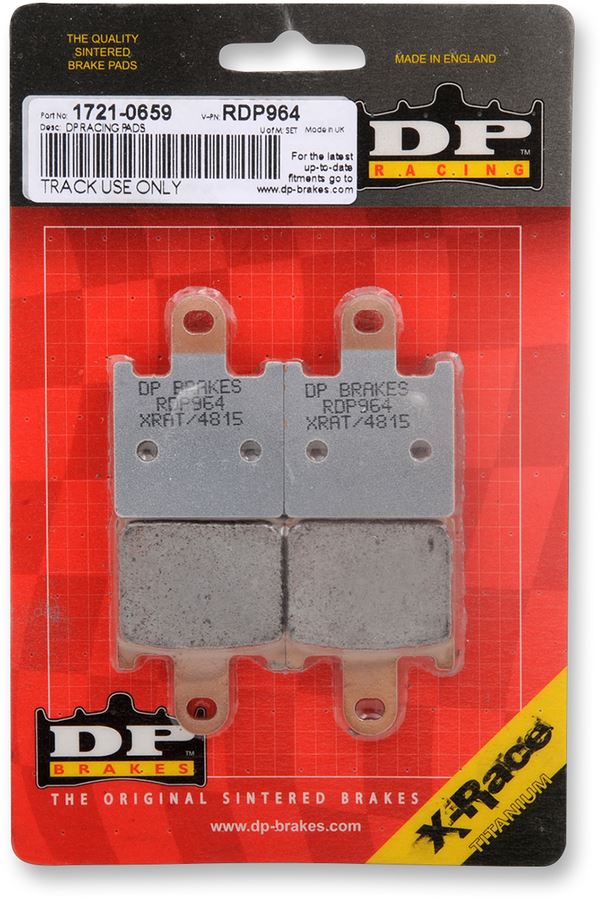 Dp Brakes RDP Titanium Sintered Brake Pads For Kawasaki ZG 1400 CBS 06-21 RDP964